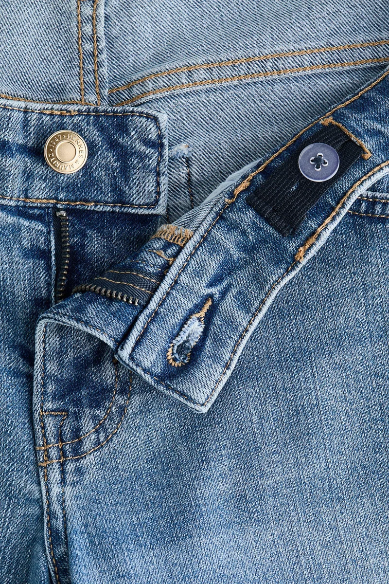 H&M  MAMA Wide Low Waist Ankle Jeans for Women | Best Price UAE